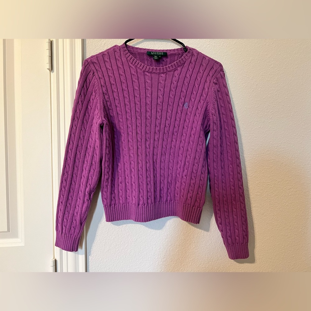 Ralph Lauren Sweater size M  womens purple/pink